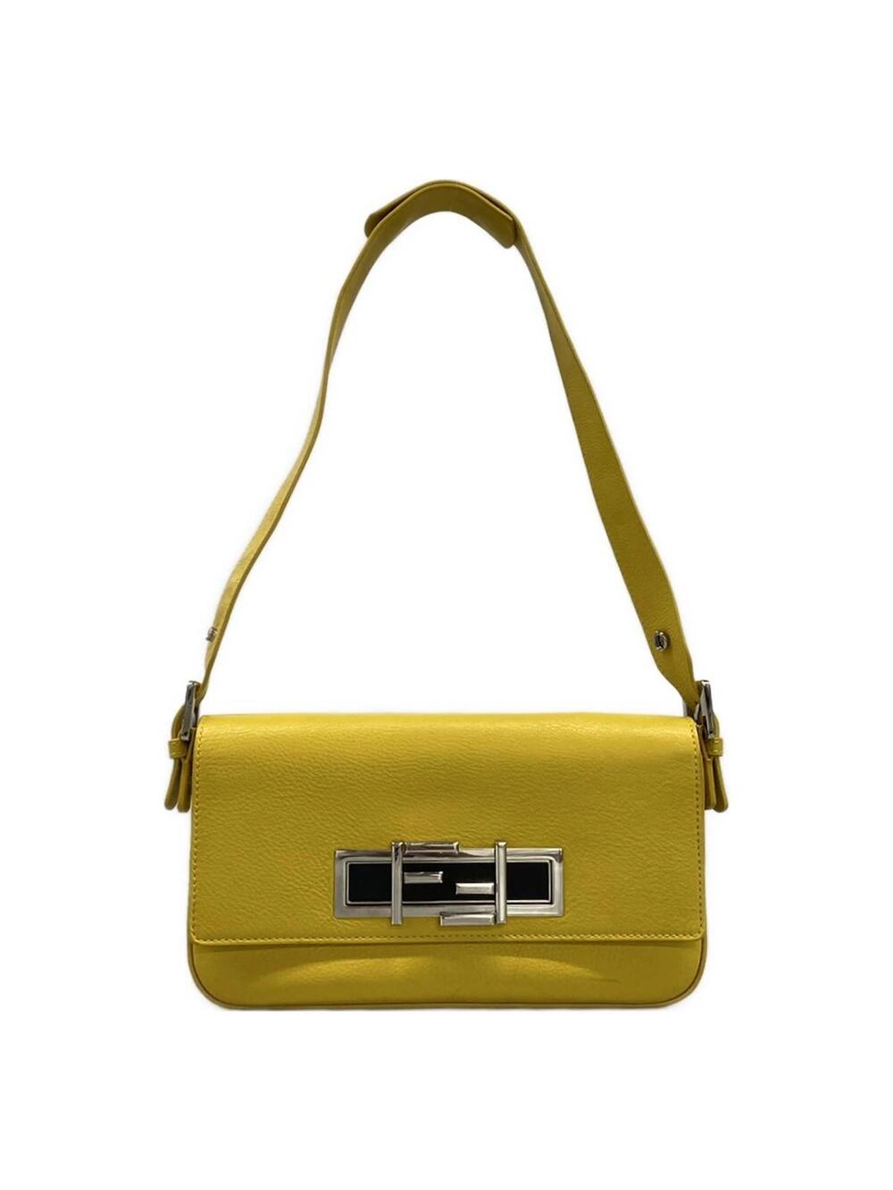 Fendi 3 Baguette Yellow Leather #305807F90B